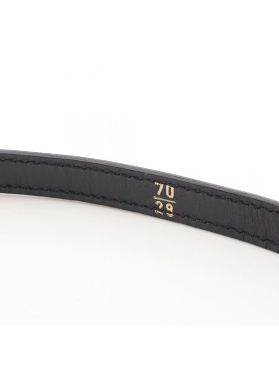 Chanel Belt Logo Plate Leather main image 9
